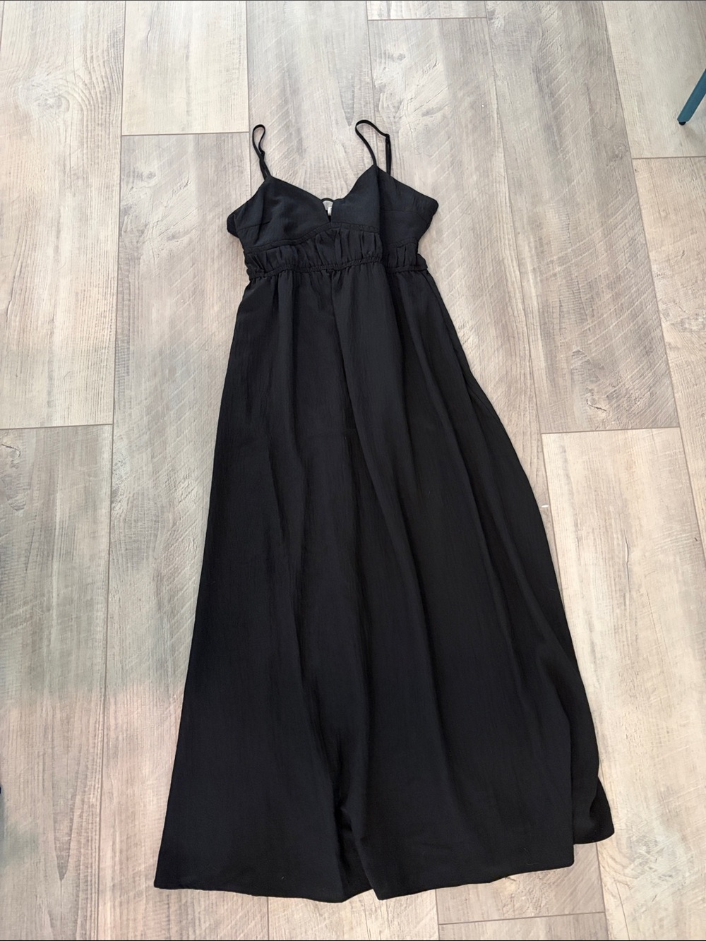 a new day Black Spaghetti-Strap Maxi Dress